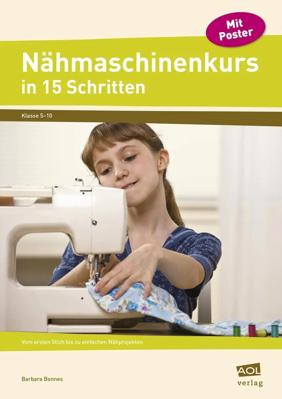 Nähmaschinenkurs in 15 Schritten aus der Kategorie Berufsschulen