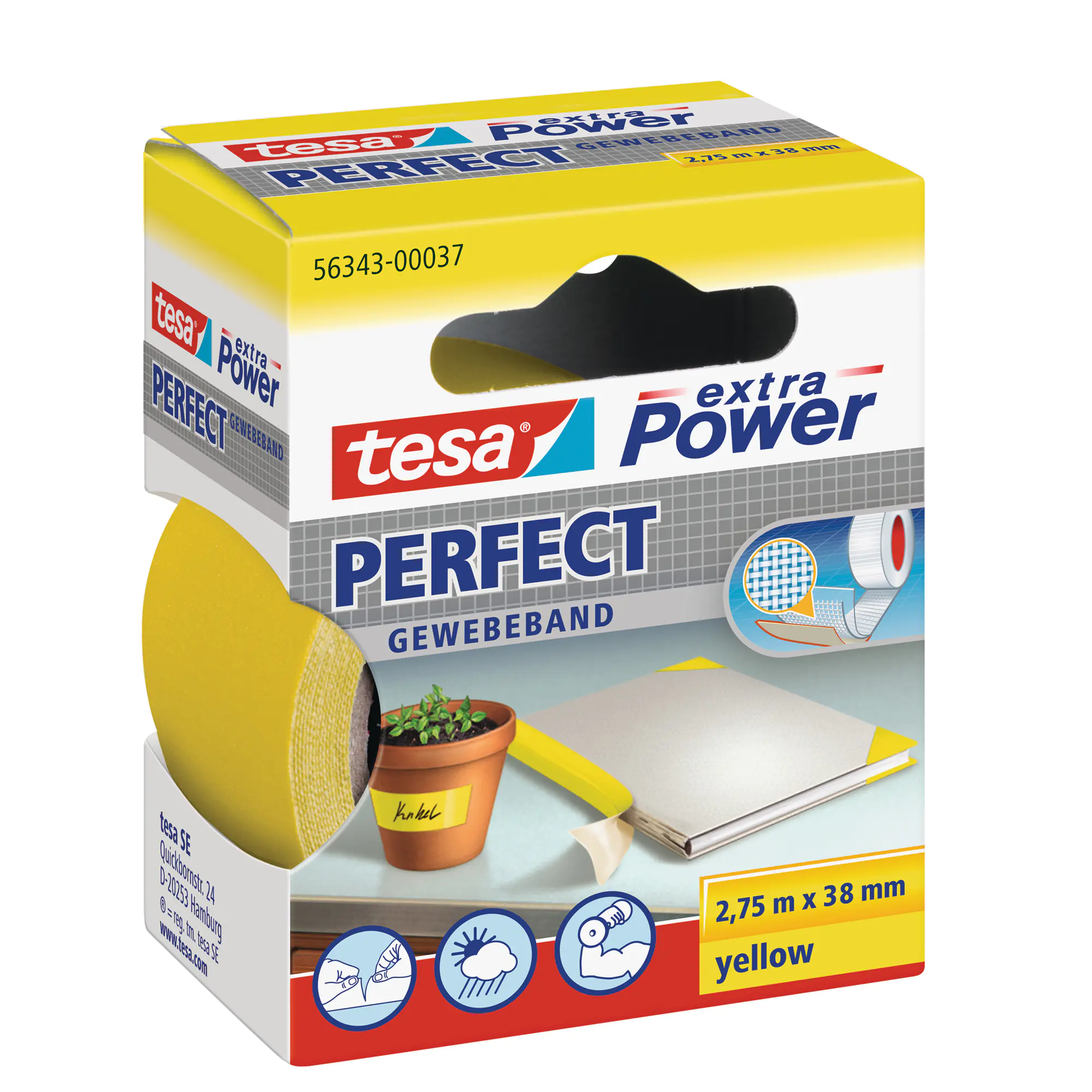 tesa Gewebeband extra Power Perfect 38mmx2,75m ge aus der Kategorie Kleber & Befestigung