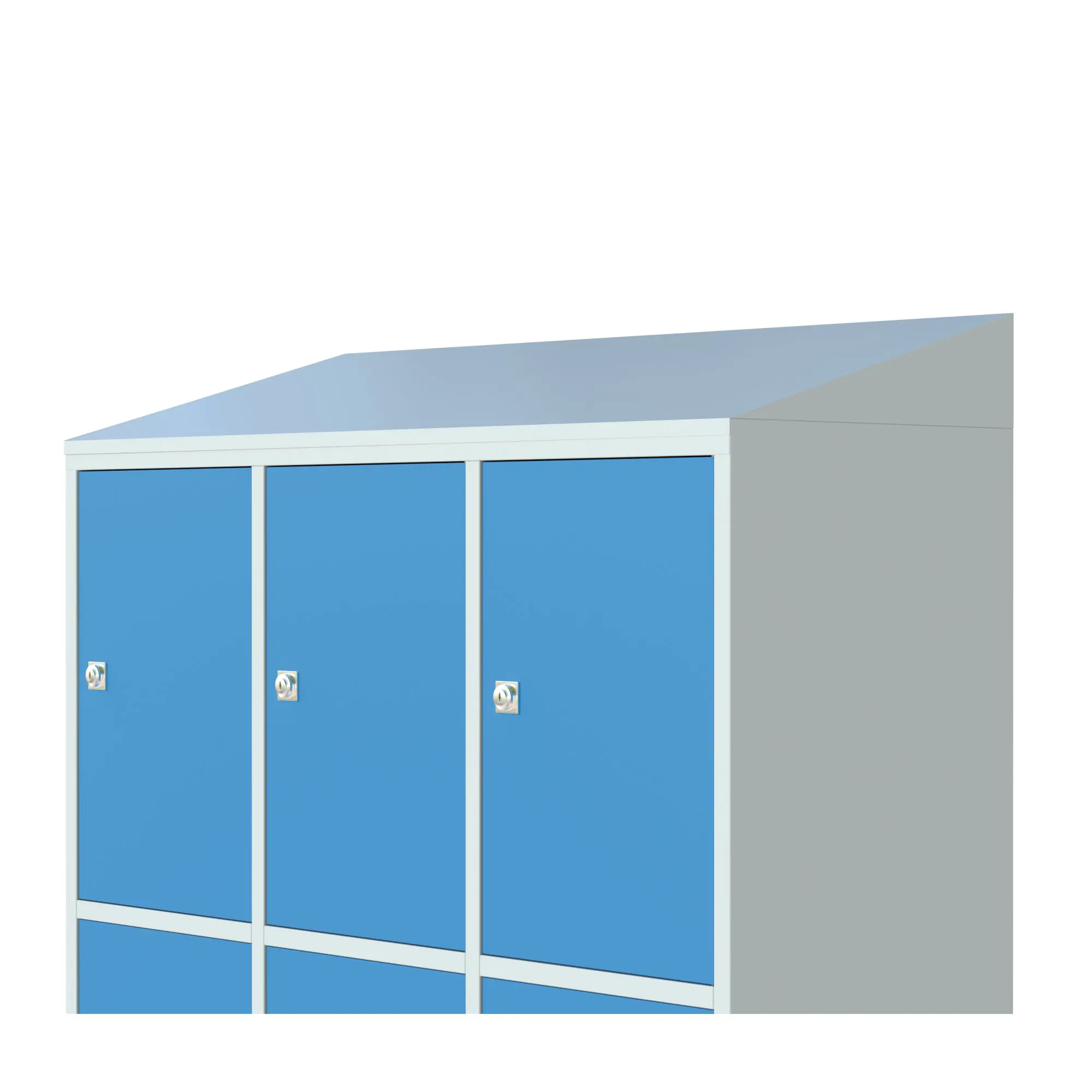 Schräges Dach für Stahlschränke, 15 cm Höhe, aus der Kategorie Alle Produkte