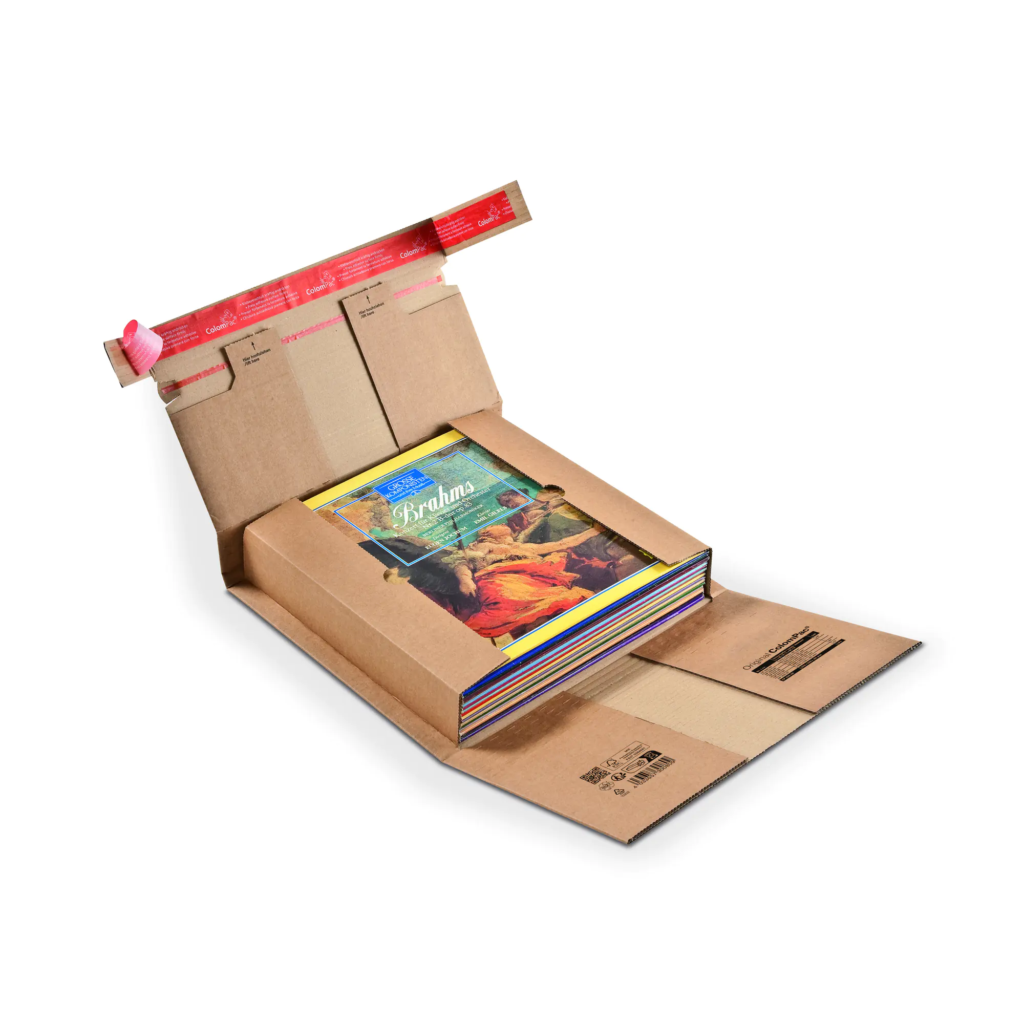 ColomPac Versandverpackung 320x320x60mm braun aus der Kategorie Versandkartons
