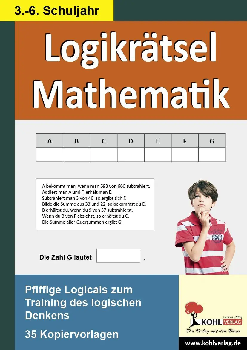 Logikrätsel Mathematik Pfiffige Logicals zum Training des logischen Denkens aus der Kategorie Mathematik