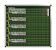 Klassen-Plantafel, 12 Stunden Mo-Fr, für 30 Klassen, 123x137 cm,