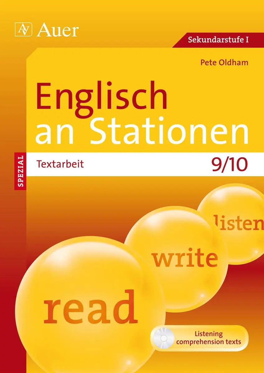 Englisch an Stationen SPEZIAL Textarbeit 9-10 aus der Kategorie Englisch