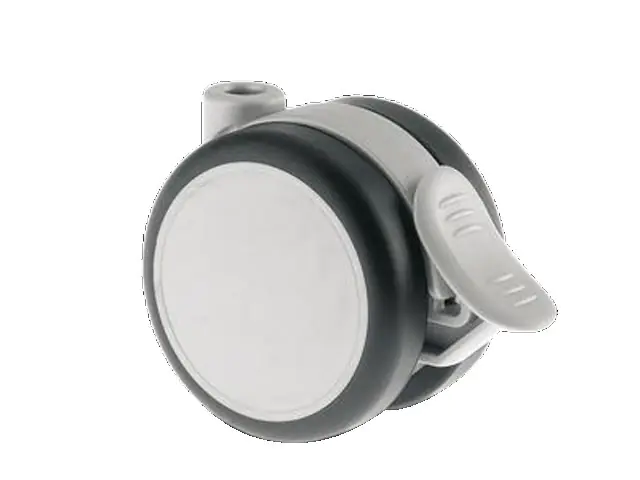 Rollenset bestehend aus 4 Rollen für Schränke und Regale, 2 feststellbar aus der Kategorie Schränke Zubehör