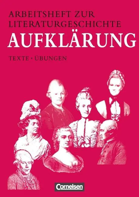 Arbeitshefte zur Literaturgeschichte. Aufklärung aus der Kategorie Deutsch