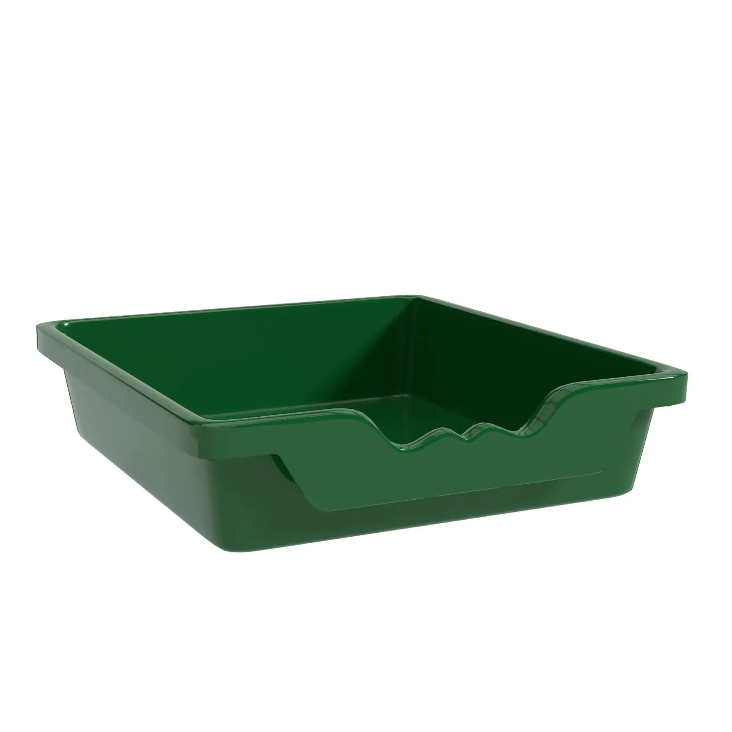 Aufbewahrungsbox Ergo Tray,  7 cm hoch, grün,