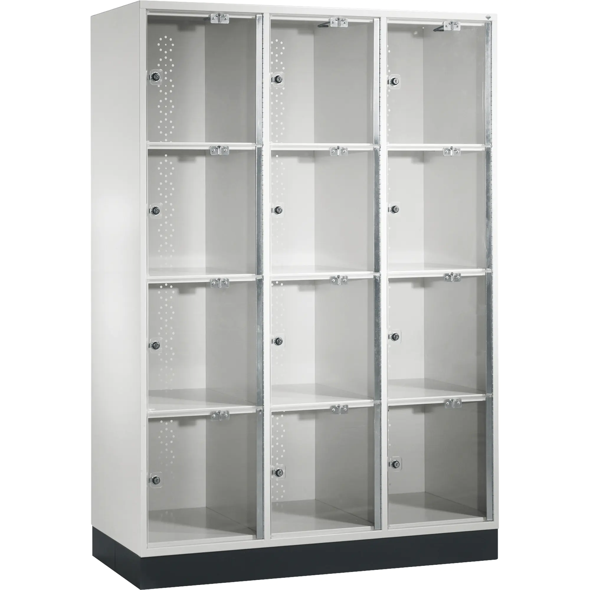 C+P Schließf.schrank Acryltüren 1750x1220x500 aus der Kategorie Garderobenschränke