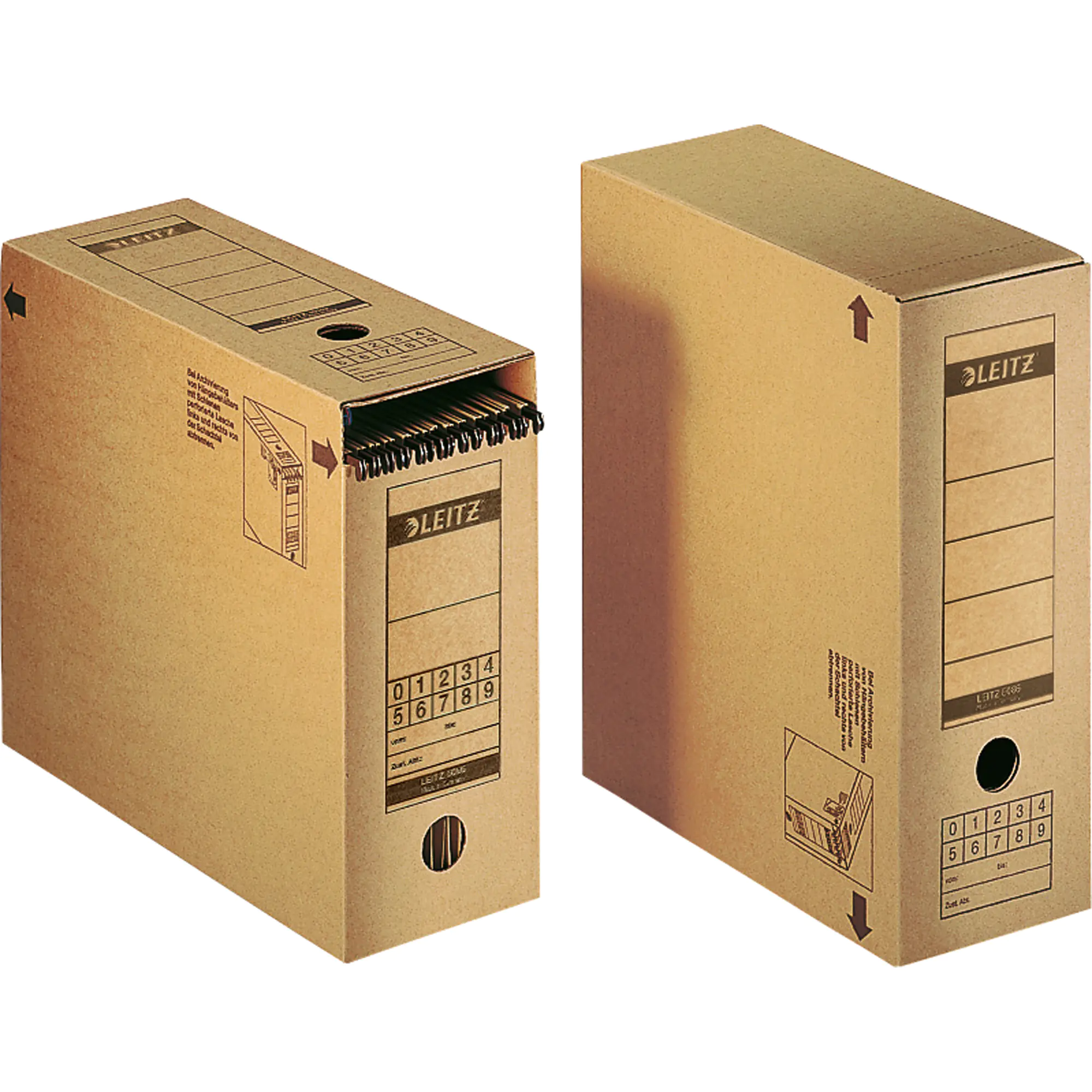Leitz Archivbox DIN A4 max. 116mm Wellpappe natronbraun aus der Kategorie Archivierung