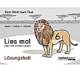 Lies mal 6 - Das Heft mit dem Löwen (Lösungsheft) aus der Kategorie Deutsch
