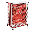 Bildertrockenwagen,  83 cm hoch,  60x42 cm (B/T), 25 Trockengitter,