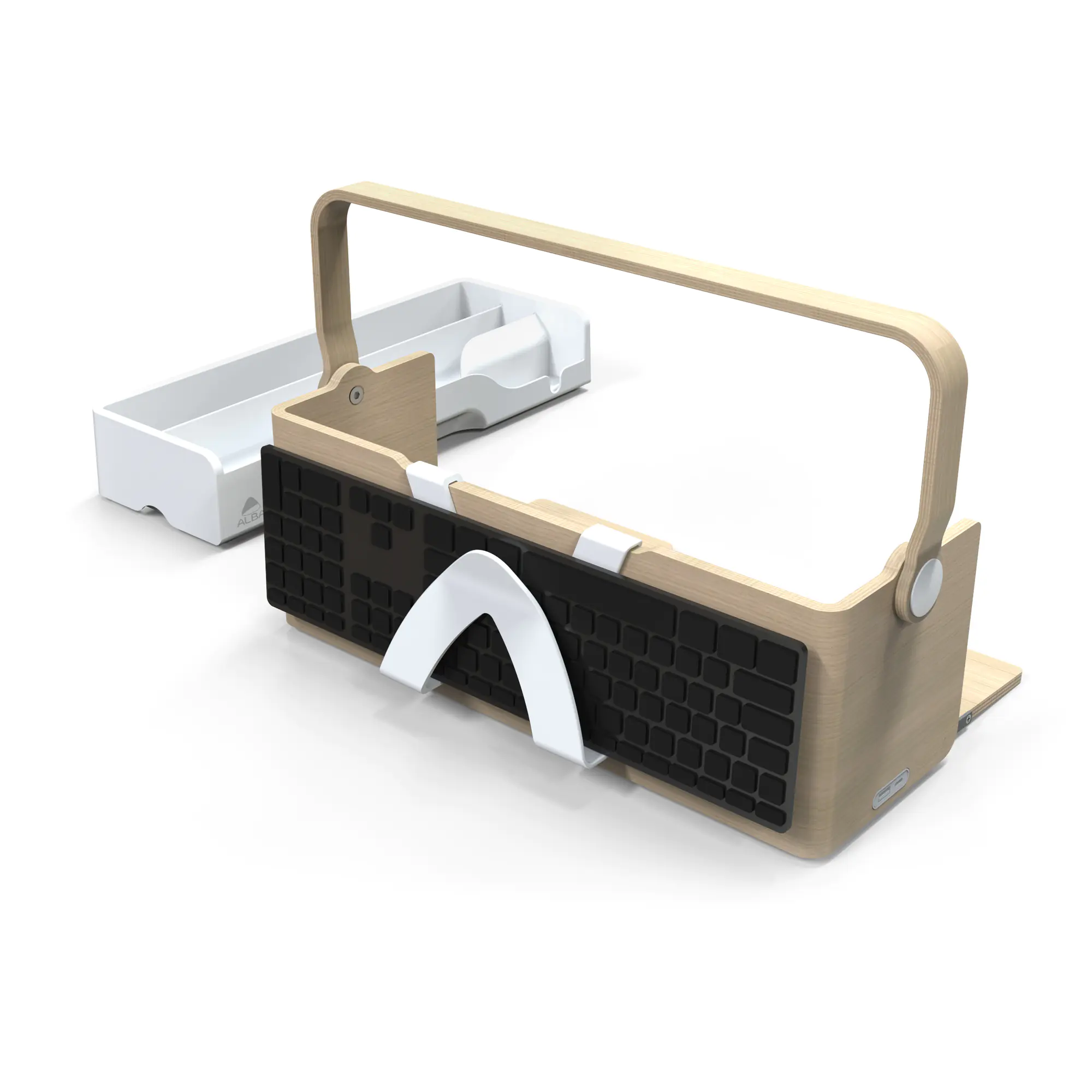 Alba Arbeitsbox holz/ws aus der Kategorie Ordner & Ablage