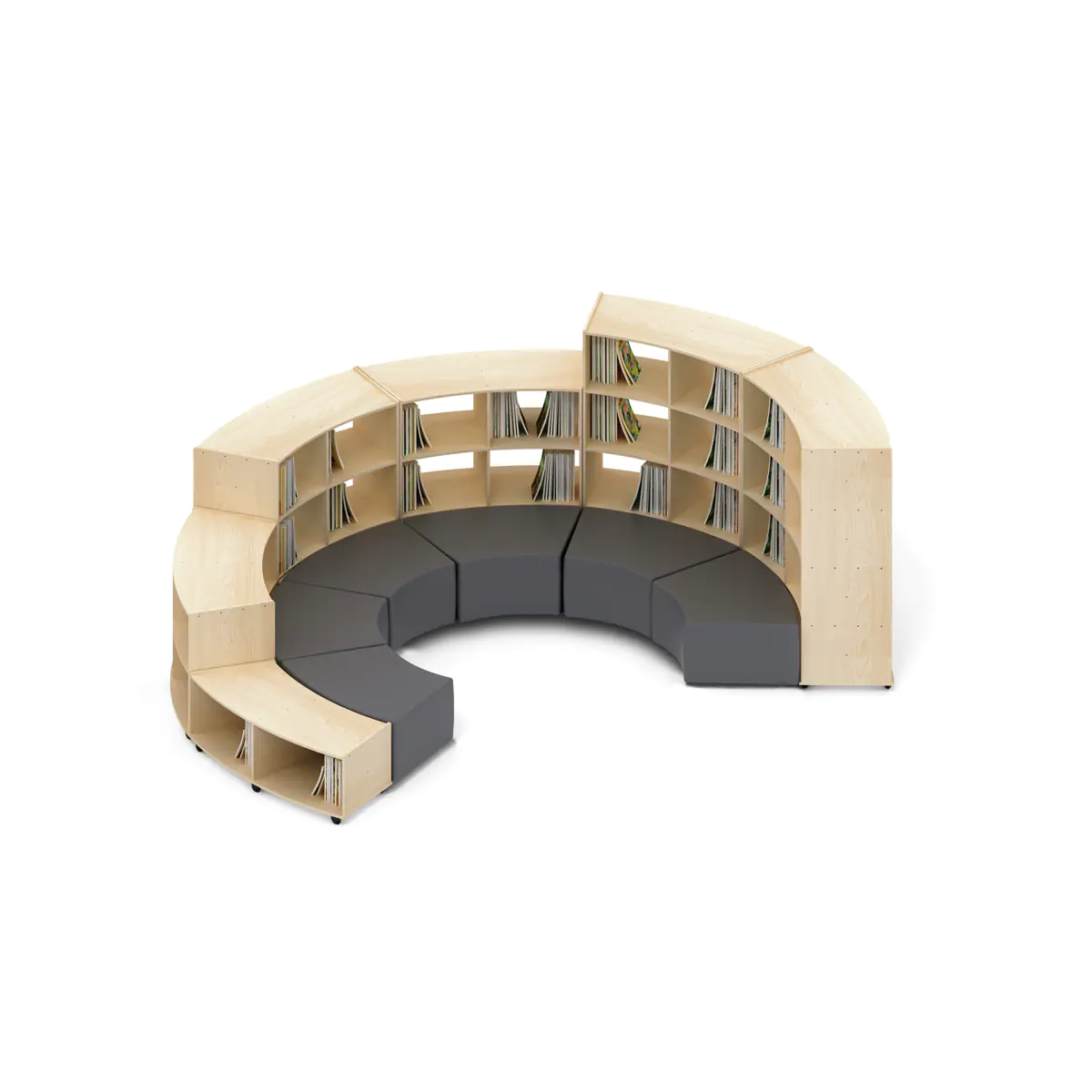Wisdom Owlaf | Regal | 136,6 cm x 151 cm x 60 cm | 8 Fächer | Holz aus der Kategorie Alle Produkte