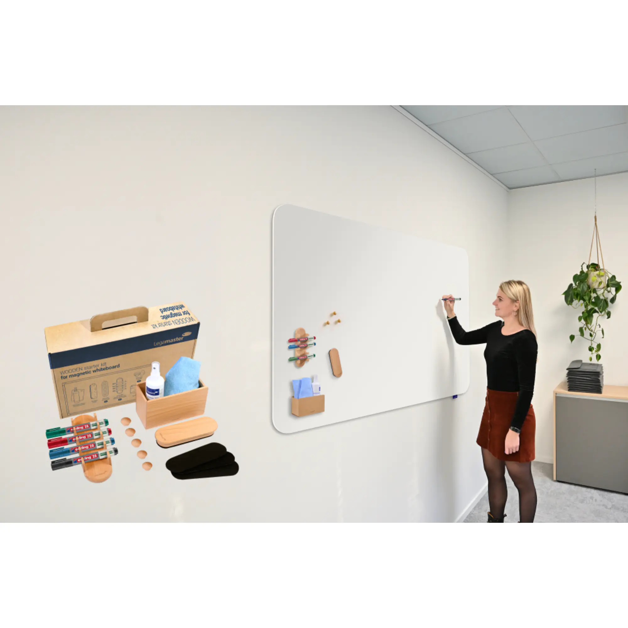 Legamaster Zubehör-Starterkit WOODEN Whiteboard aus der Kategorie Whiteboards