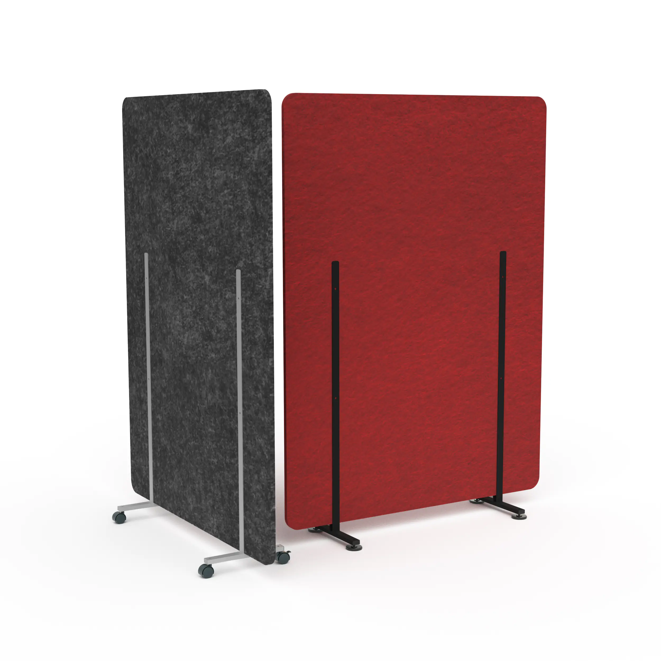 AKUSTIX Stellwand B/H/T: 120x160x1,8 cm, rot aus der Kategorie Raumteiler