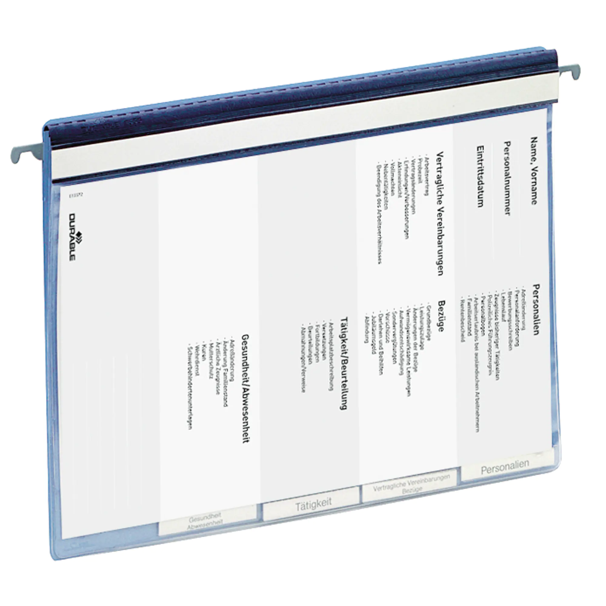 Durable Personalhefter DIN A4 5fach Unterteilung blau aus der Kategorie Registraturen