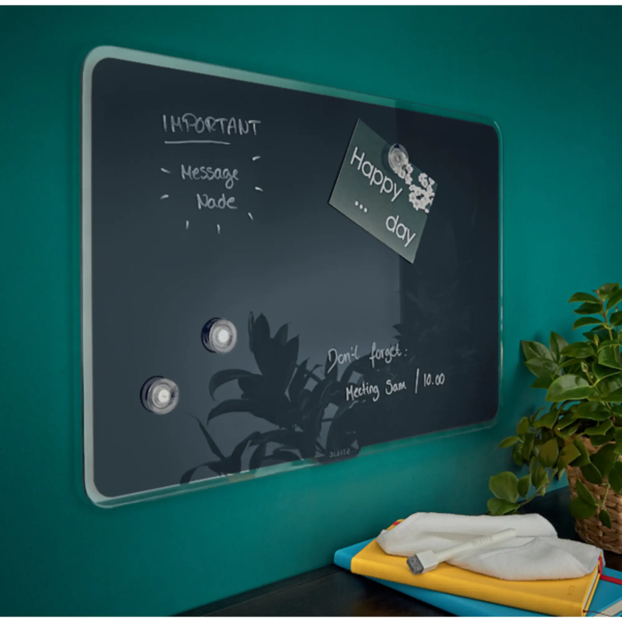 Leitz Whiteboard Cosy Glas 60x40cm grau aus der Kategorie Glastafeln