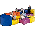 Sitzelement, Welle Wellensofa Set XXL aus der Kategorie WELLE