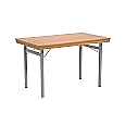 Klapptisch, 120x70 cm (B/T), 72 cm hoch, 4-Fuß,