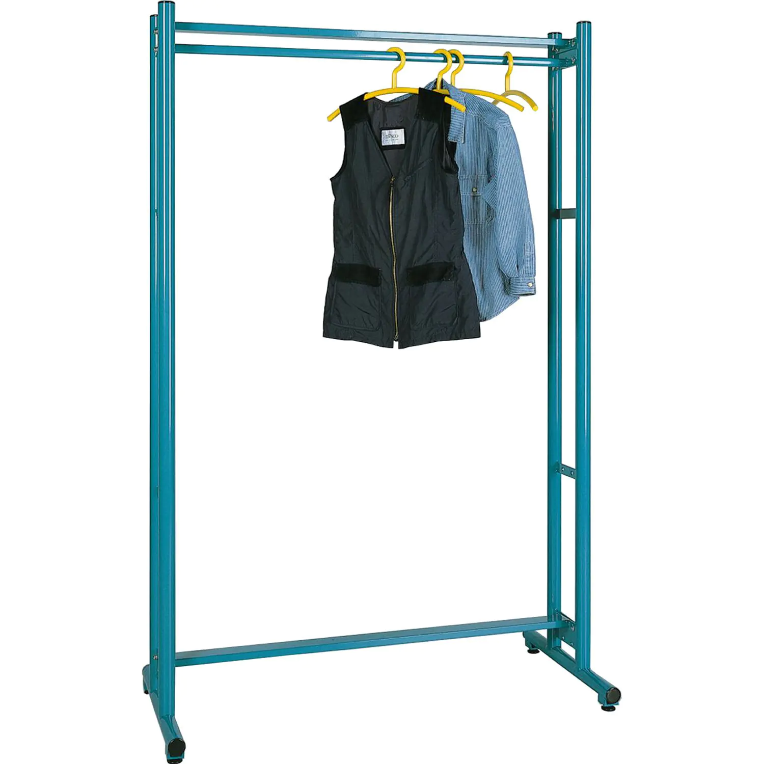 Garderobenständer, feststehend, Höhe 190 cm, 150 cm breit, mit Kleiderstange, aus der Kategorie Garderobenständer