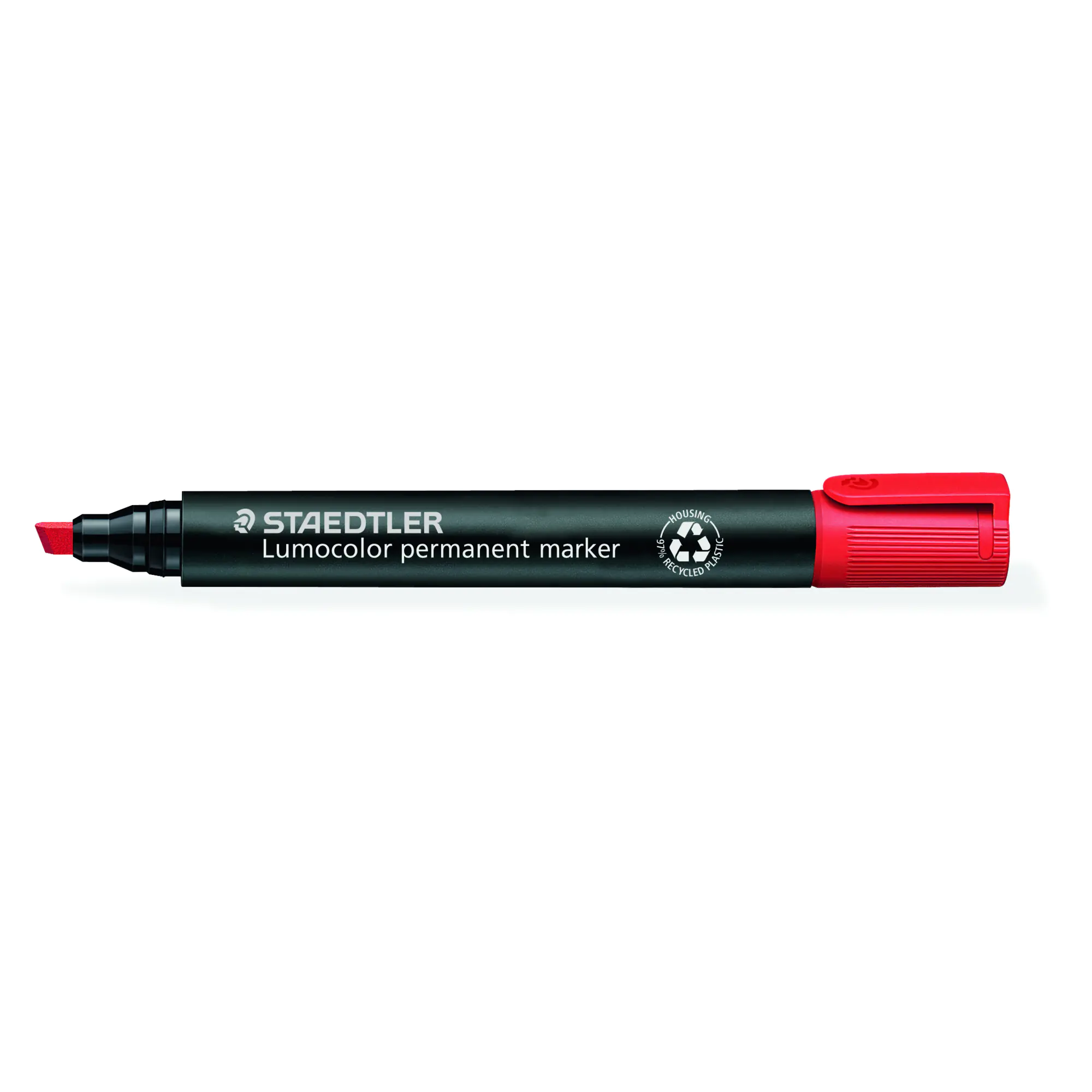 Staedtler Permanentmarker Lumocolor 1-5mm Keilspitze rt aus der Kategorie Marker