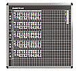 Klassen-Plantafel,  8 Stunden Mo-Fr, für 25 Klassen, 103x117 cm, aus der Kategorie Klassenplan-Tafeln 8h