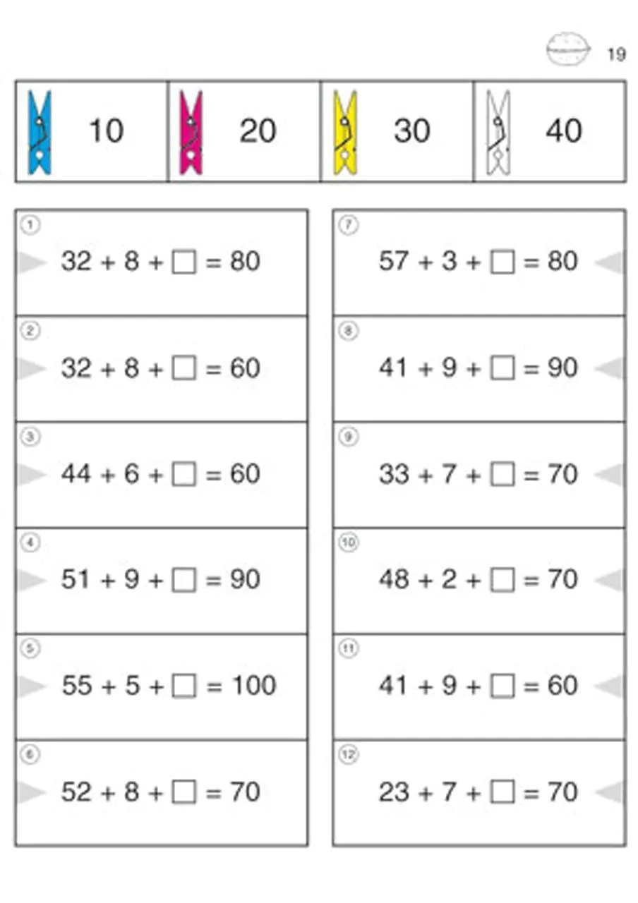 Einfaches Addieren und Subtrahieren im ZR bis 100 aus der Kategorie Mathematik