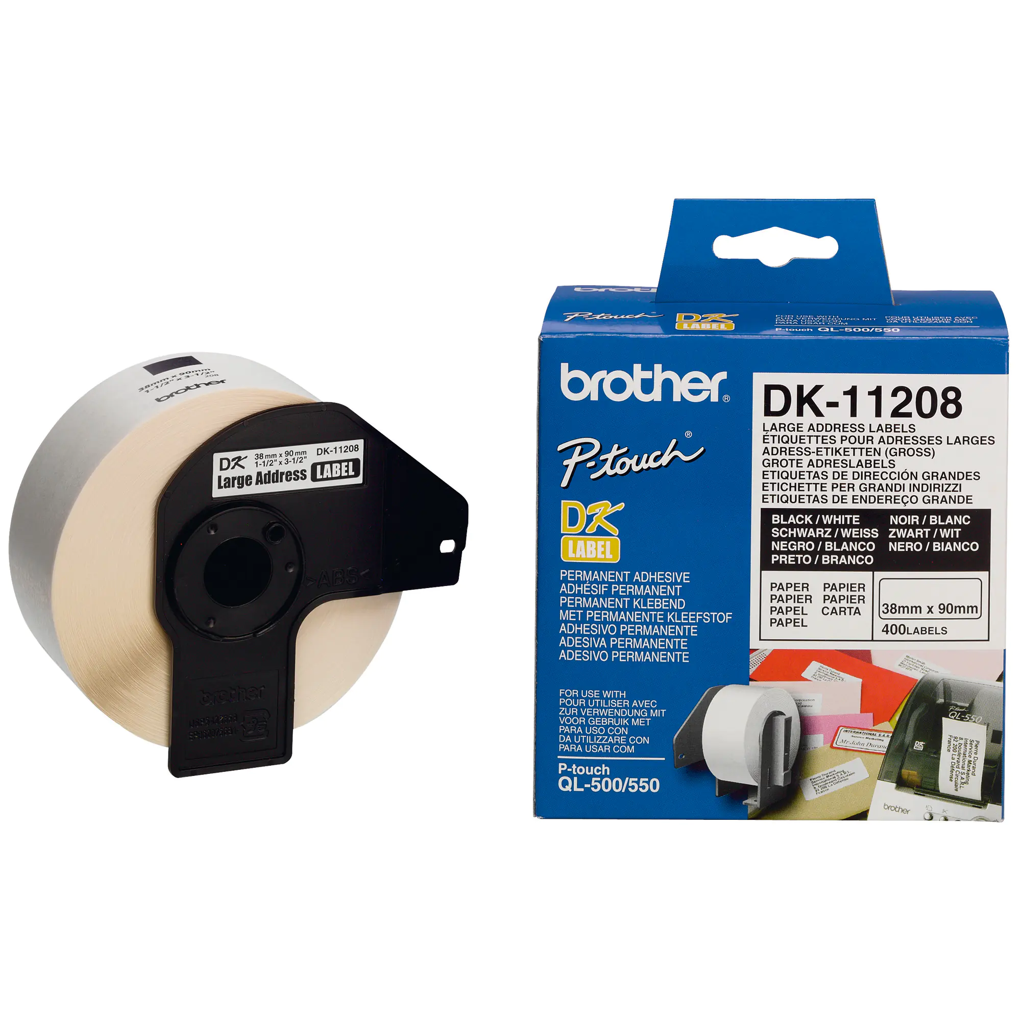 Brother Etikett 38x90mm ws 400 St./Rl. aus der Kategorie Etiketten