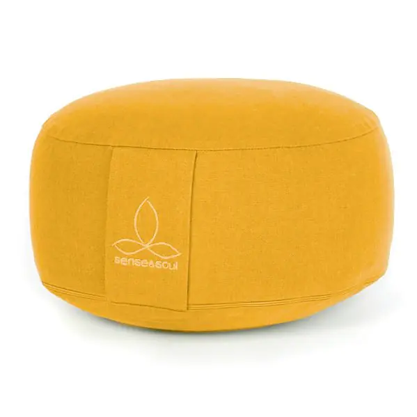 Sitzkissen, Rondo, groß, Kapok-Füllung, Sitzhöhe 21 cm, Durchmesser 35 cm aus der Kategorie Polsterelemente