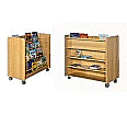 Wendebibliothek, B/H/T 102 x 94 x 50 cm aus der Kategorie Ablagen