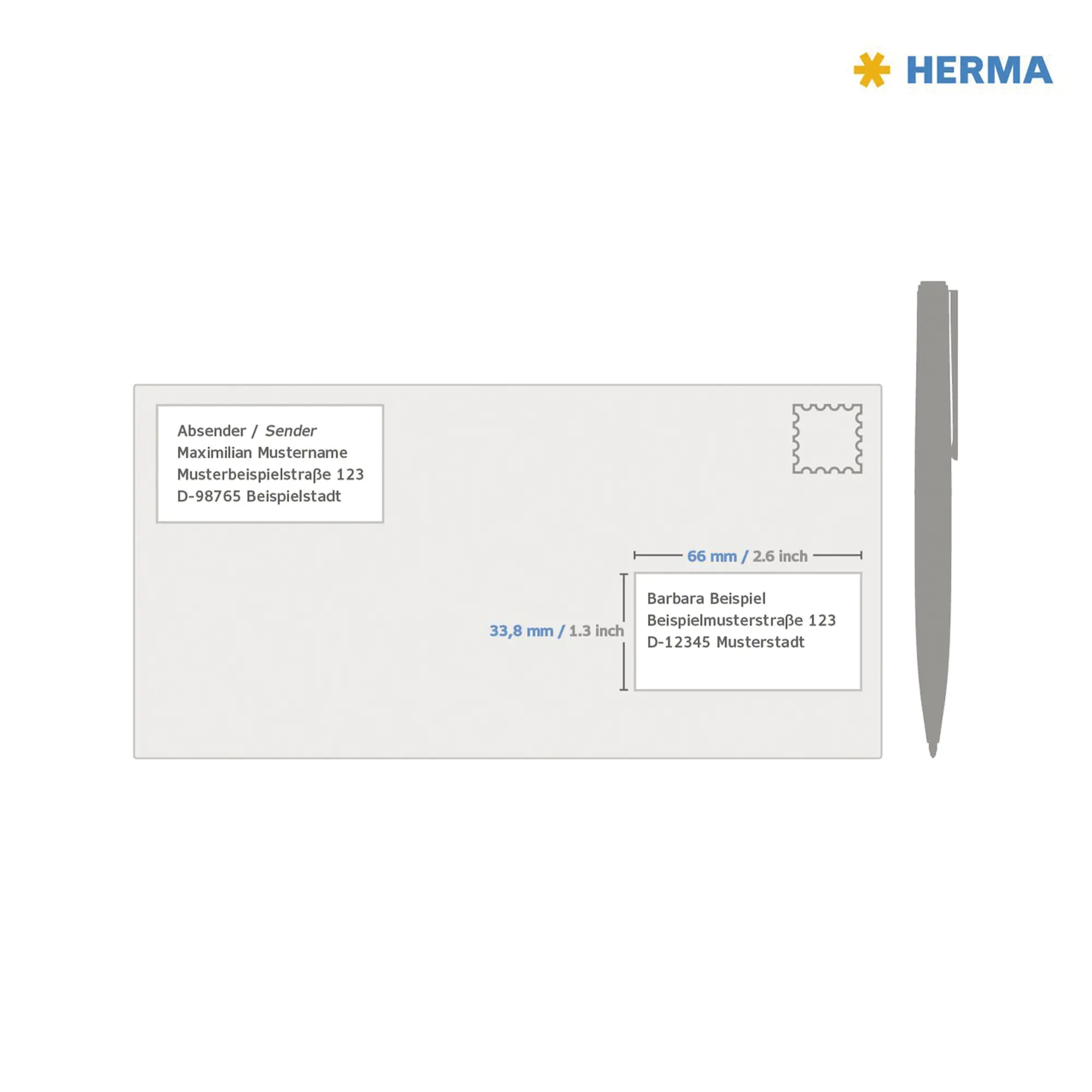 Herma Etikett SPECIAL 66x33,8mm tr 600 St./Pack. aus der Kategorie Etiketten