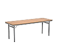 Klapptisch, 200x70 cm (B/T), 72 cm hoch, 4-Fuß, aus der Kategorie Klapptische