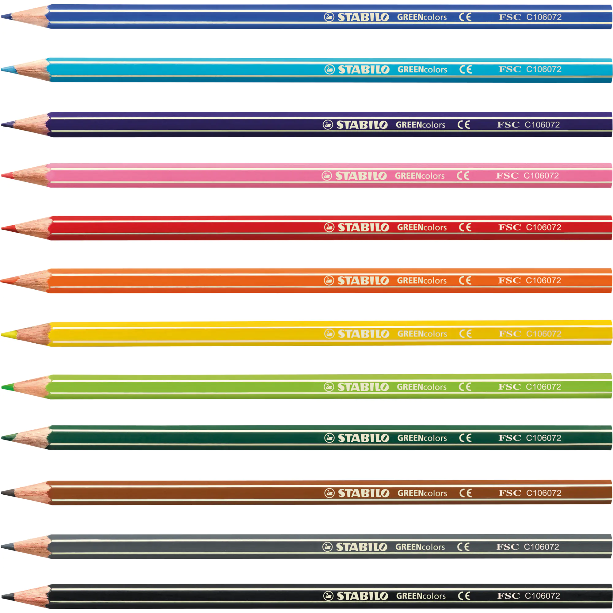 Stabilo Farbstift GREENcolors sort 12 St. aus der Kategorie Farben & Stifte