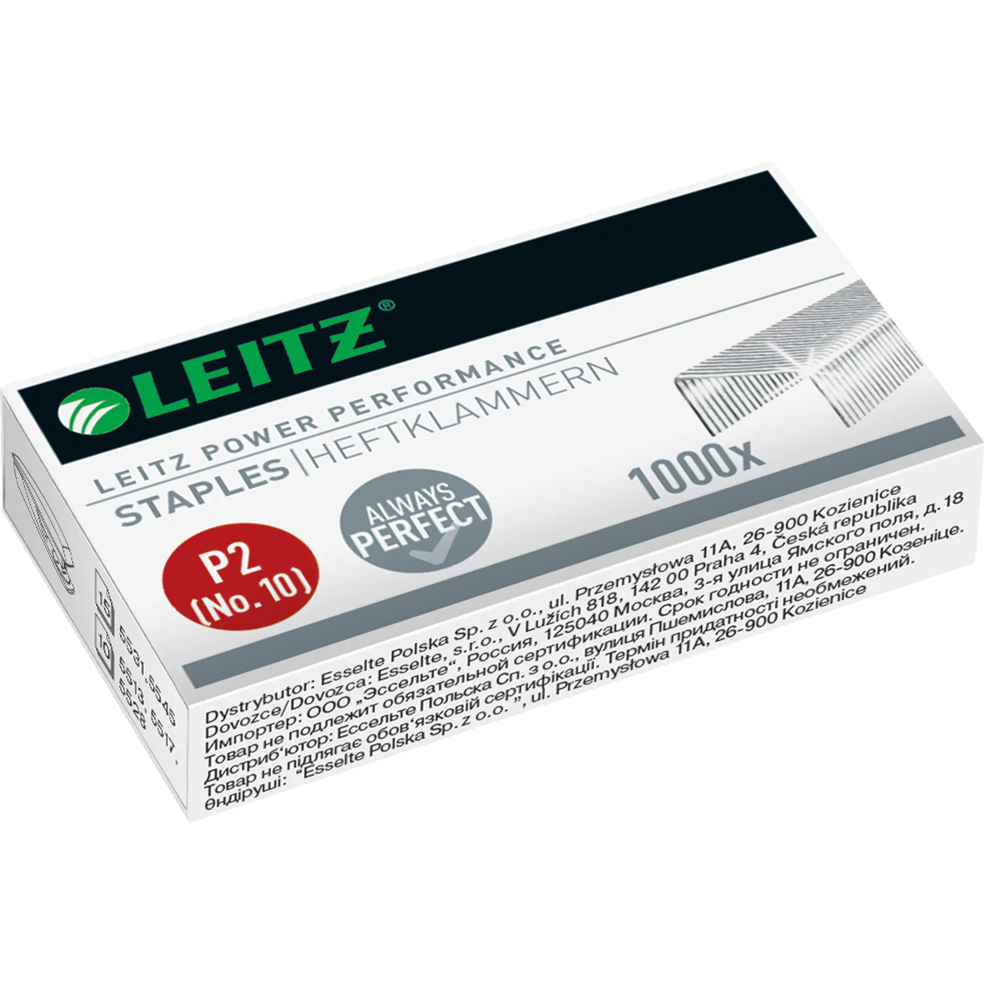 Leitz Heftklammer Nr.10 10Blatt verzinkt 1.000 St. aus der Kategorie Klammern