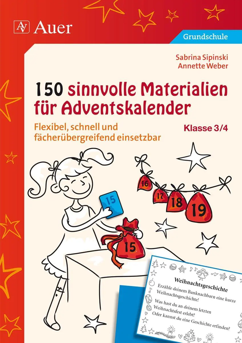 150 sinnvolle Materialien für Adventskalender 3-4 aus der Kategorie Pädagogik