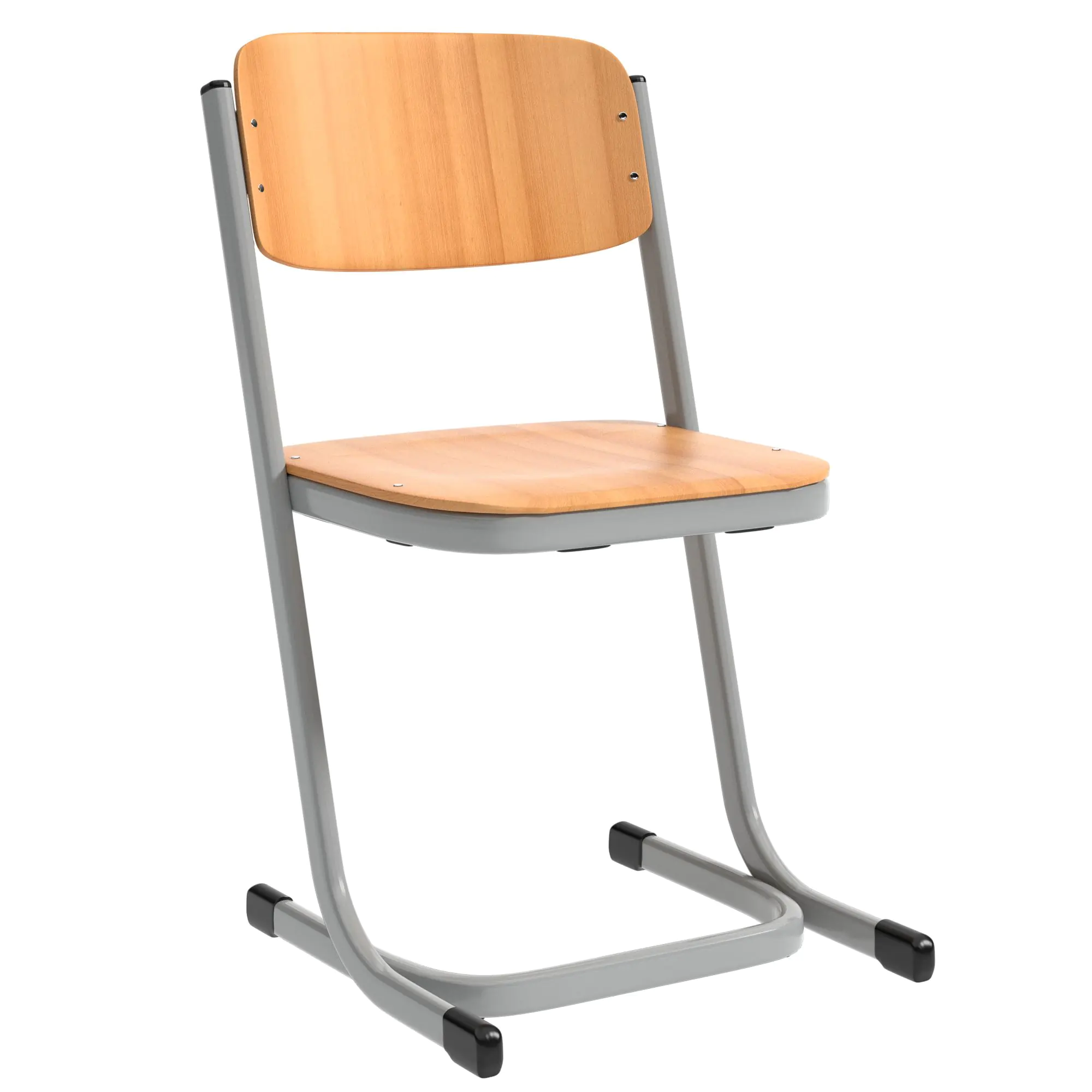 Schülerstuhl, geschlossener Sitzträger, Doppel-U-Fuß, aus der Kategorie Schülerstühle