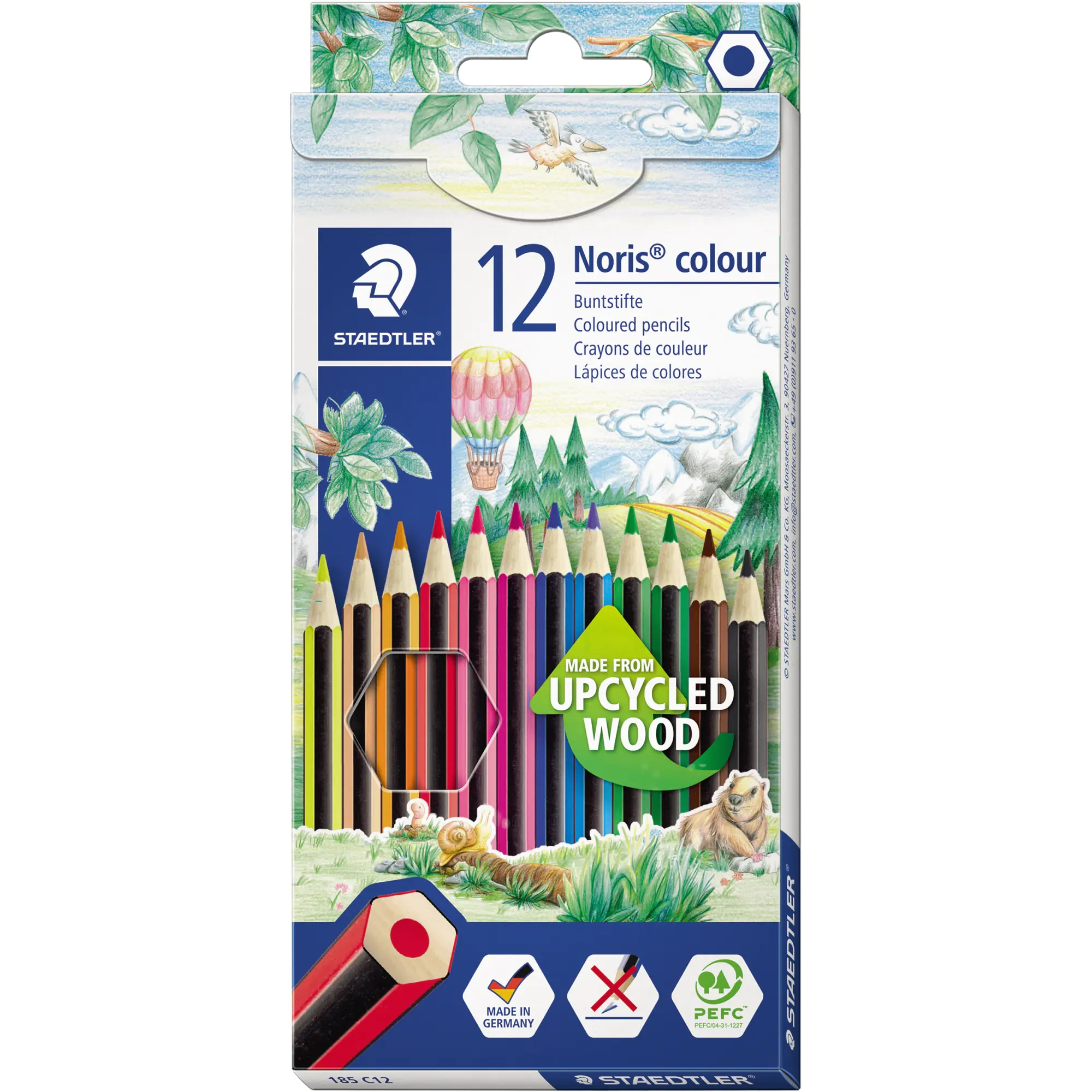 Staedtler Farbstift Noris colour f. sort 12 St. aus der Kategorie Basteln & Kreativ