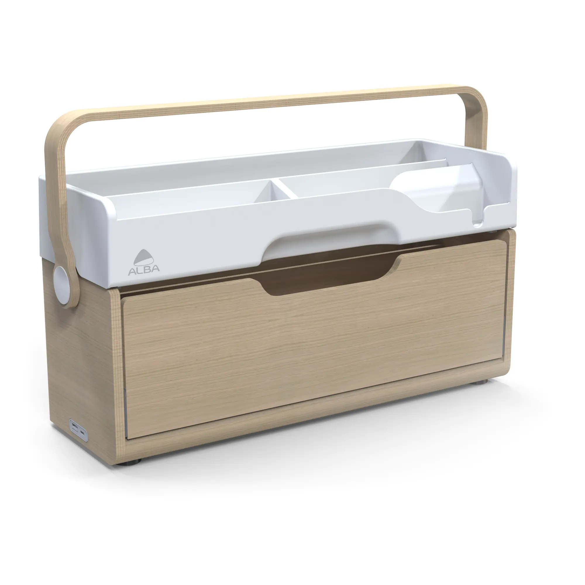 Alba Arbeitsbox holz/ws aus der Kategorie Ordner & Ablage