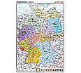 Wandkarte Deutschland, politisch, 140x210 cm,