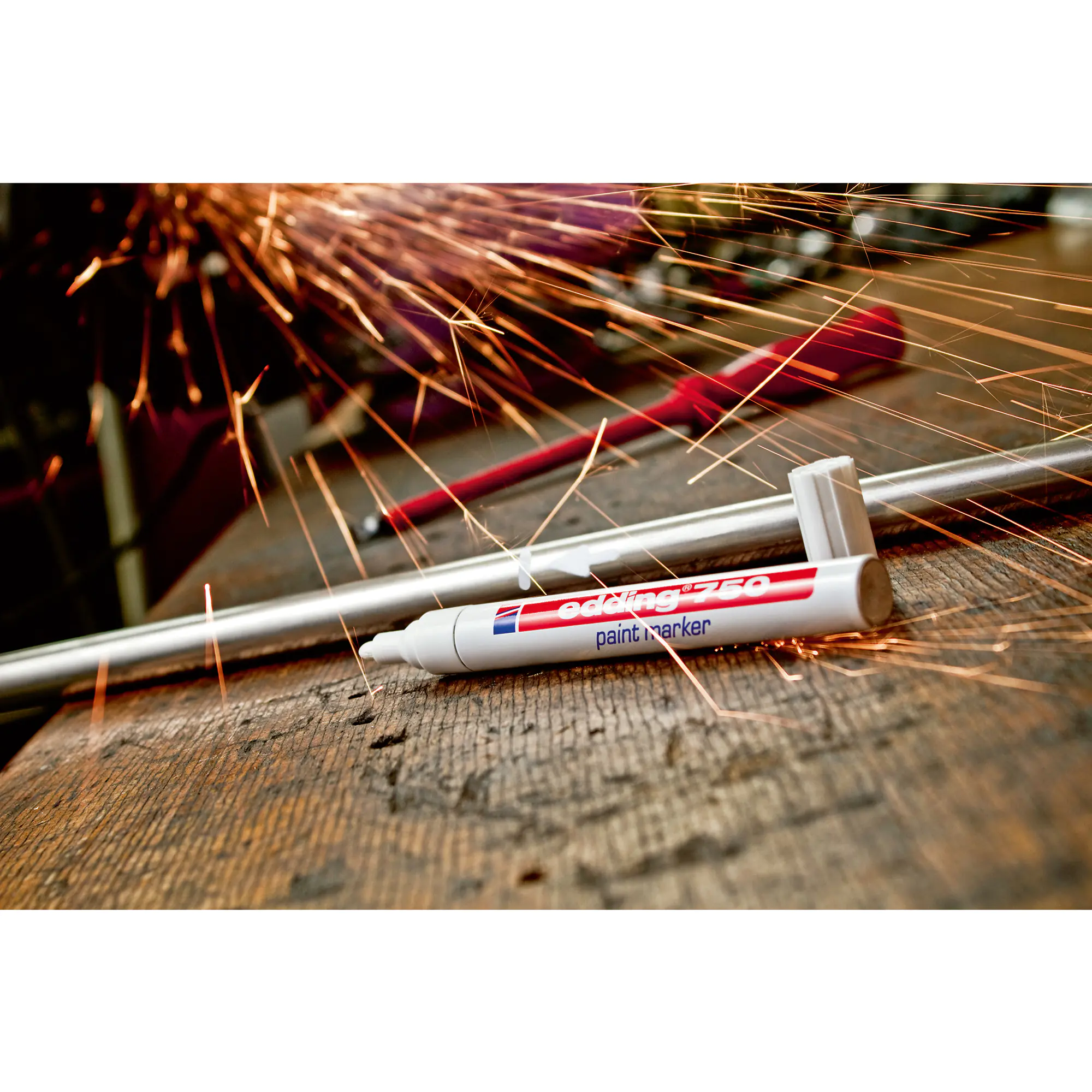 edding Lackmarker 750 2-4mm Rundspitze permanent bl aus der Kategorie Farben & Stifte