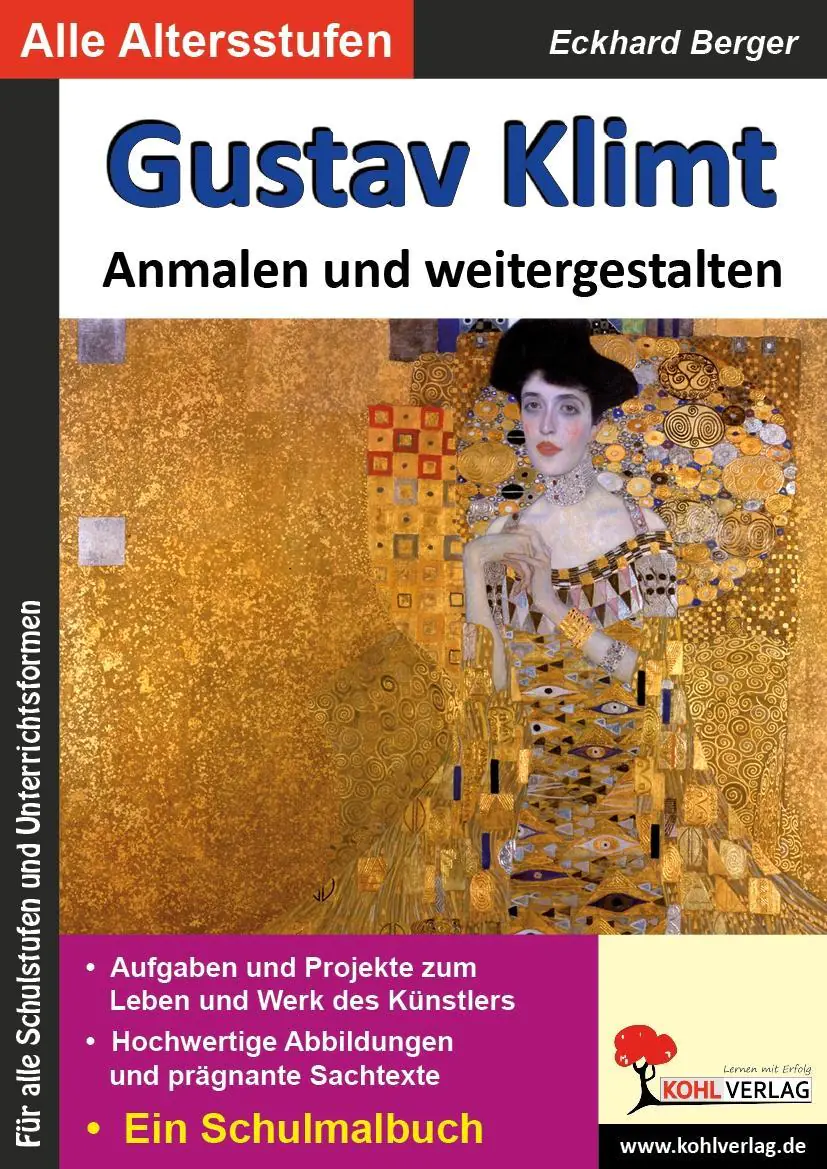 Gustav Klimt... anmalen und weitergestalten aus der Kategorie Kunst