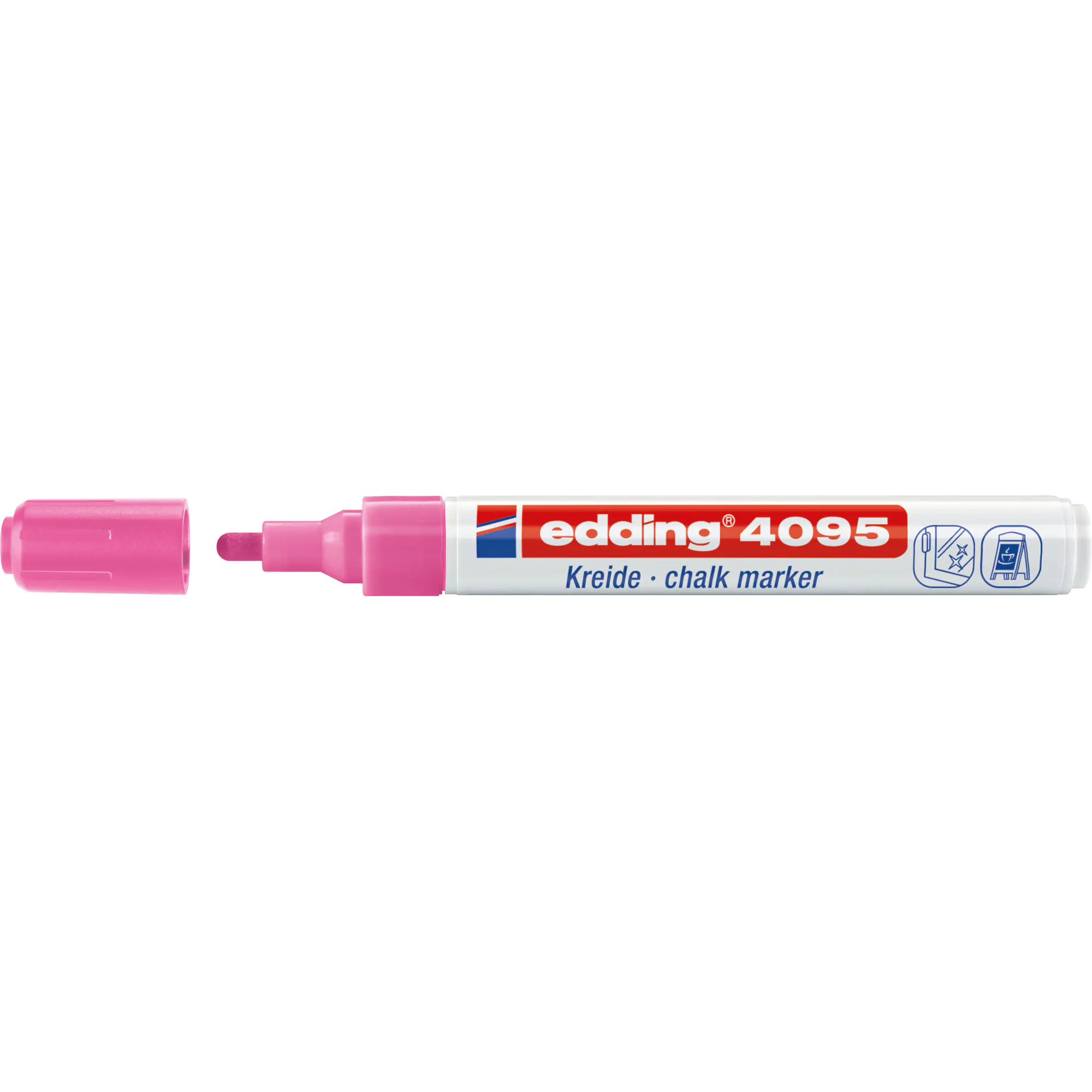 edding Kreidemarker 4095 2- 3mm Rundspitze neonpink aus der Kategorie Basteln & Kreativ