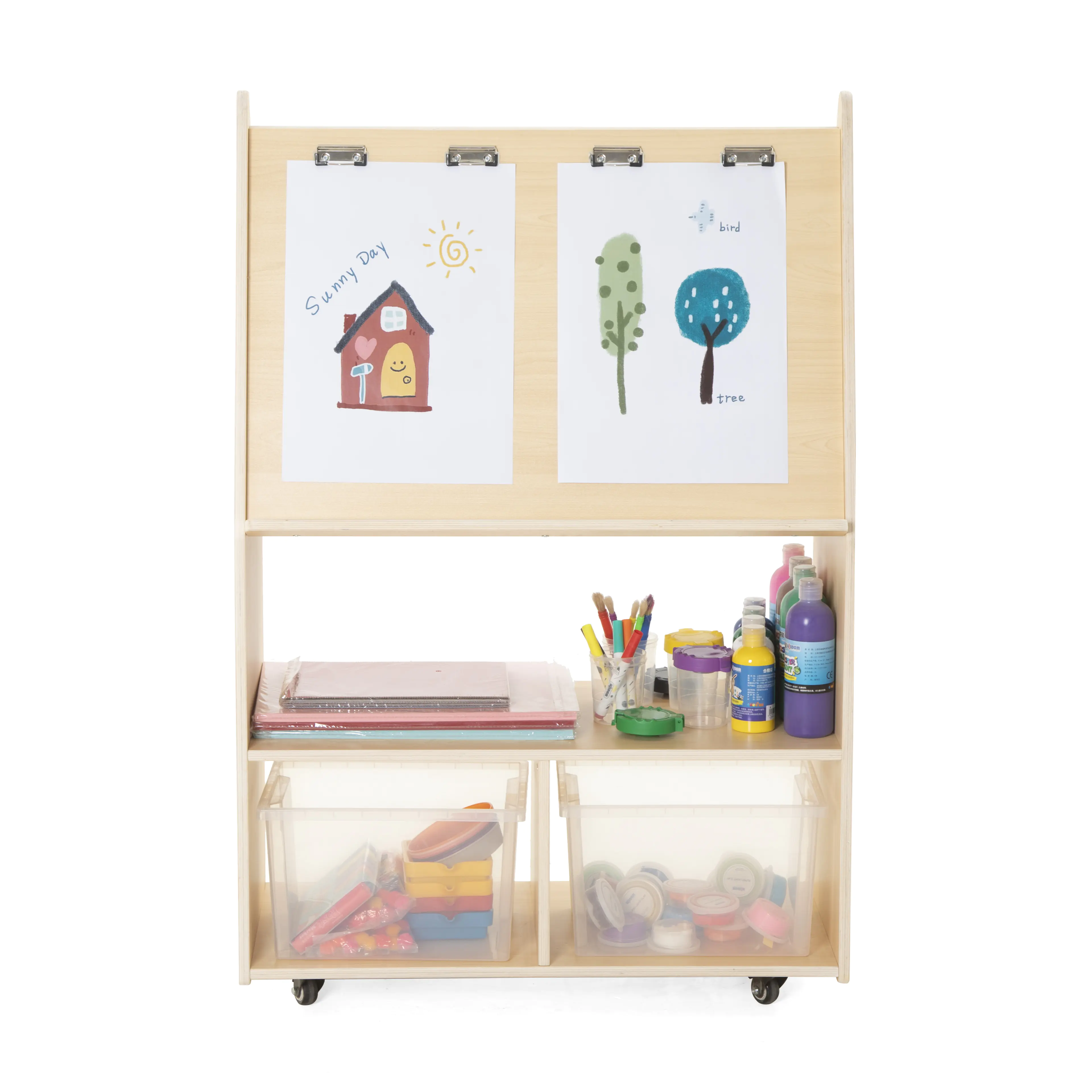 Wisdom | Staffelei mobil | 80 x 39 x 120 cm | Holz aus der Kategorie Bausteine & Spiellandschaften
