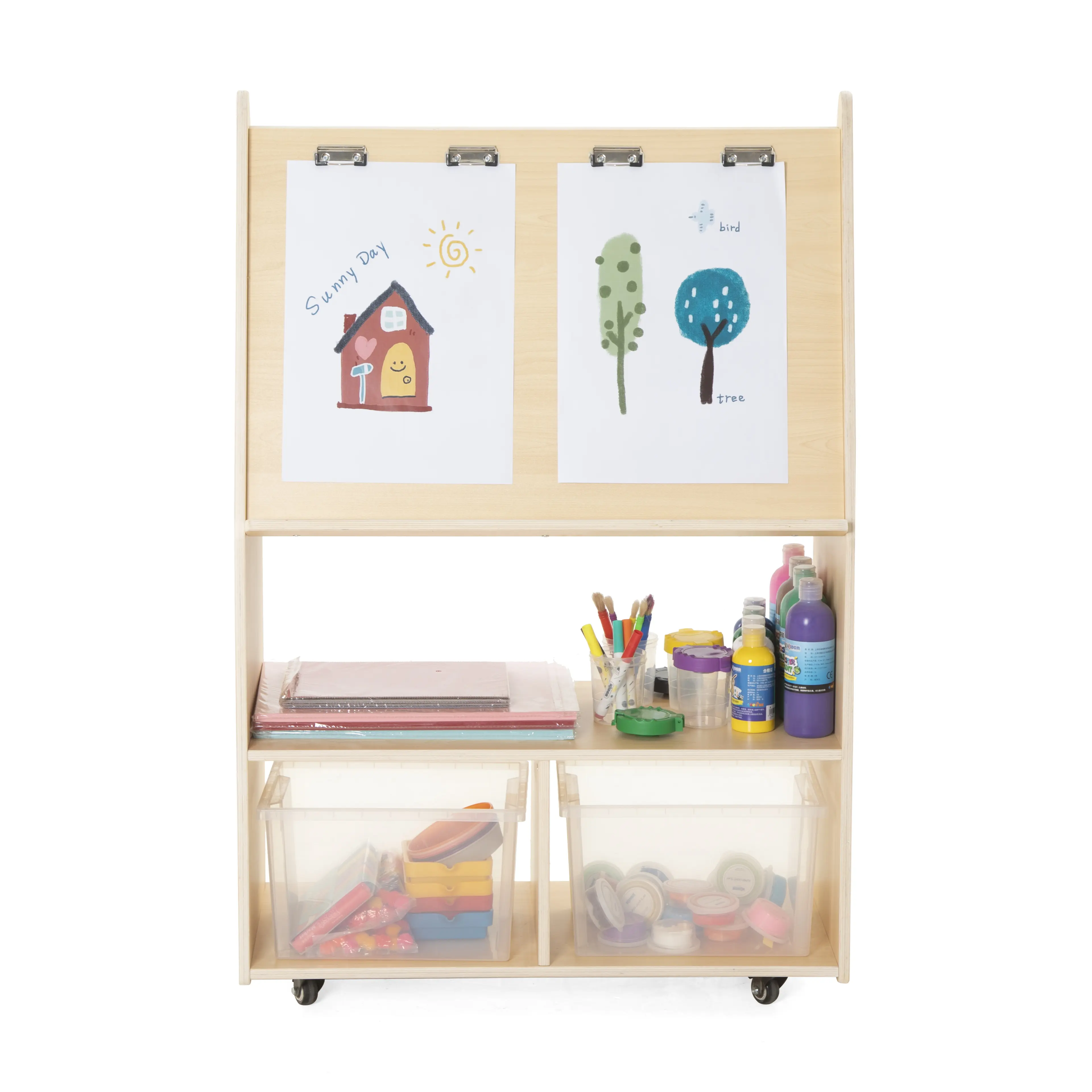 Wisdom | Staffelei mobil | 80 x 39 x 120 cm | Holz aus der Kategorie Bausteine & Spiellandschaften