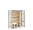 Musikschrank MOFF 4B, fahrbar, B/H/T 104,5 x 190 x 60 cm aus der Kategorie Musikschränke
