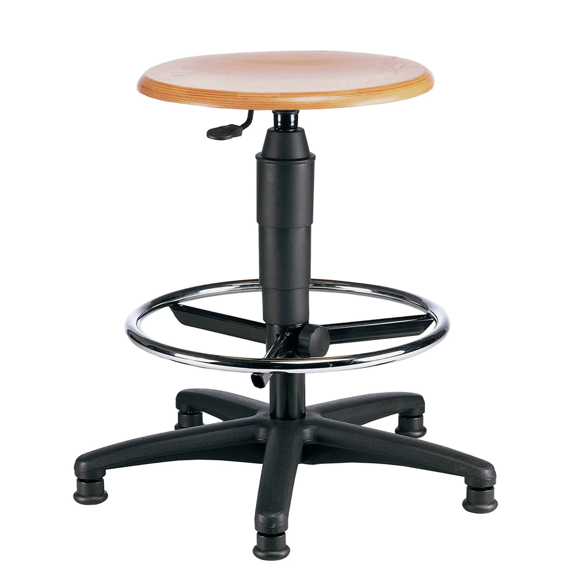 Hocker, höhenverstellbar 59-84 cm, feststehend, mit Gasfeder, aus der Kategorie Hocker