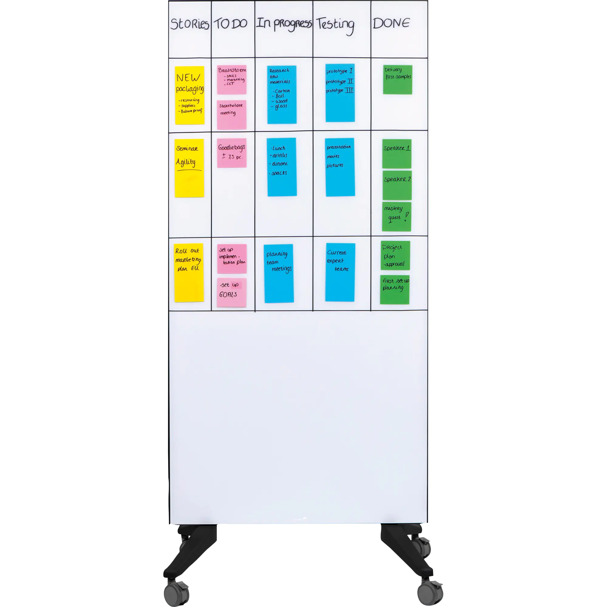 Legamaster Glasboard Mobile weiß aus der Kategorie Präsentation & Planung