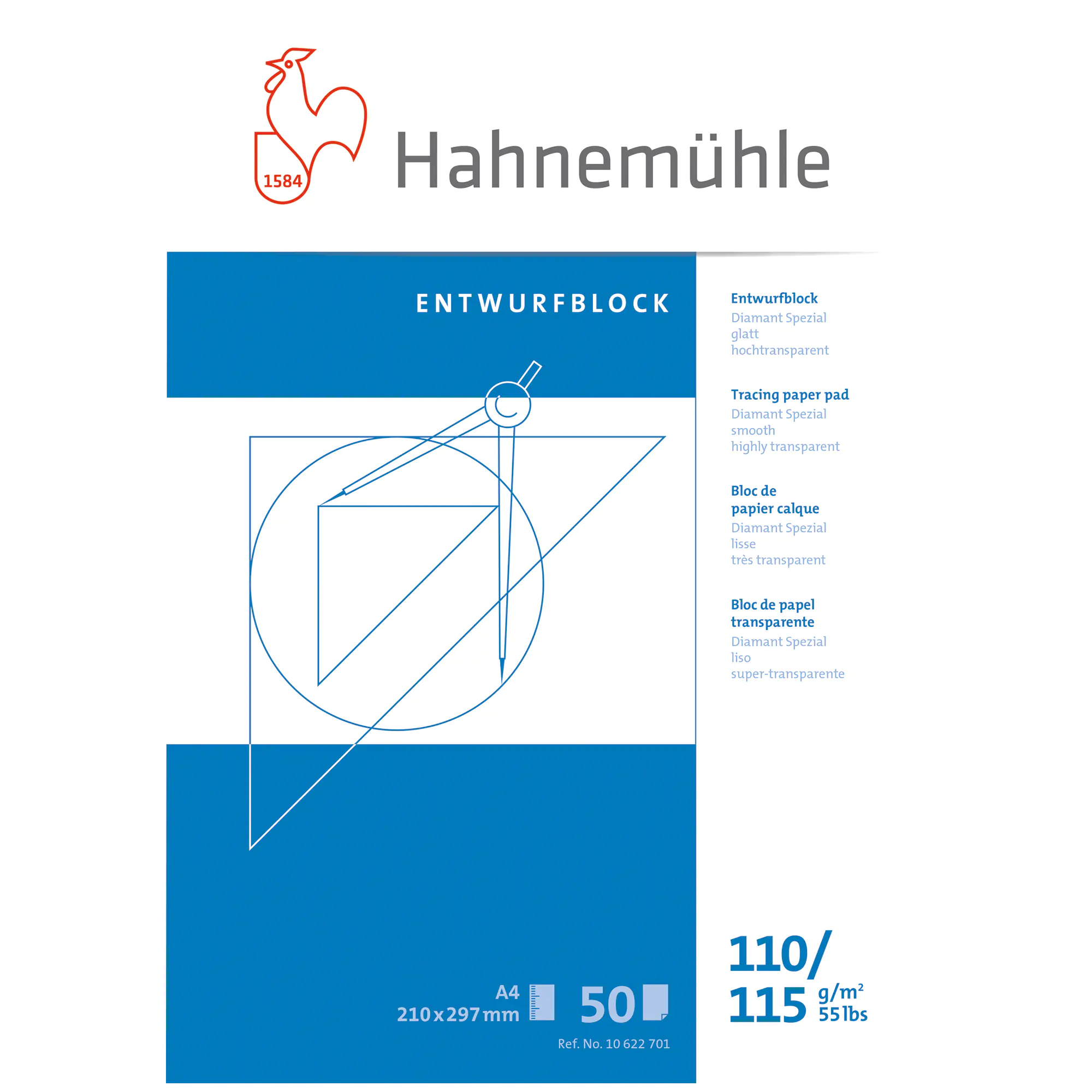 Hahnemühle Skizzenblock FineArt A4 110/115g 50Bl. aus der Kategorie Malgründe & Papier