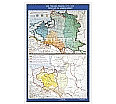 Wandkarte Teilung Polens 1772 bis 1795, 135 x 220 cm, aus der Kategorie Neuzeit 1500-1870