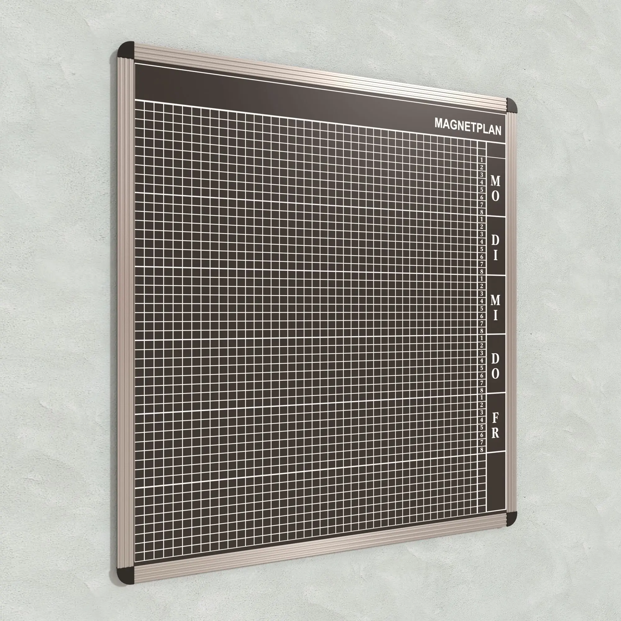 Personal-Raum-Plan,  8 Stunden, 43 Spalten, 103x97 cm, aus der Kategorie Personal- Raum- Tafeln 8h