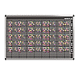 Personal-Raum-Plan,  8 Stunden, 83 Spalten, 103x177 cm,
